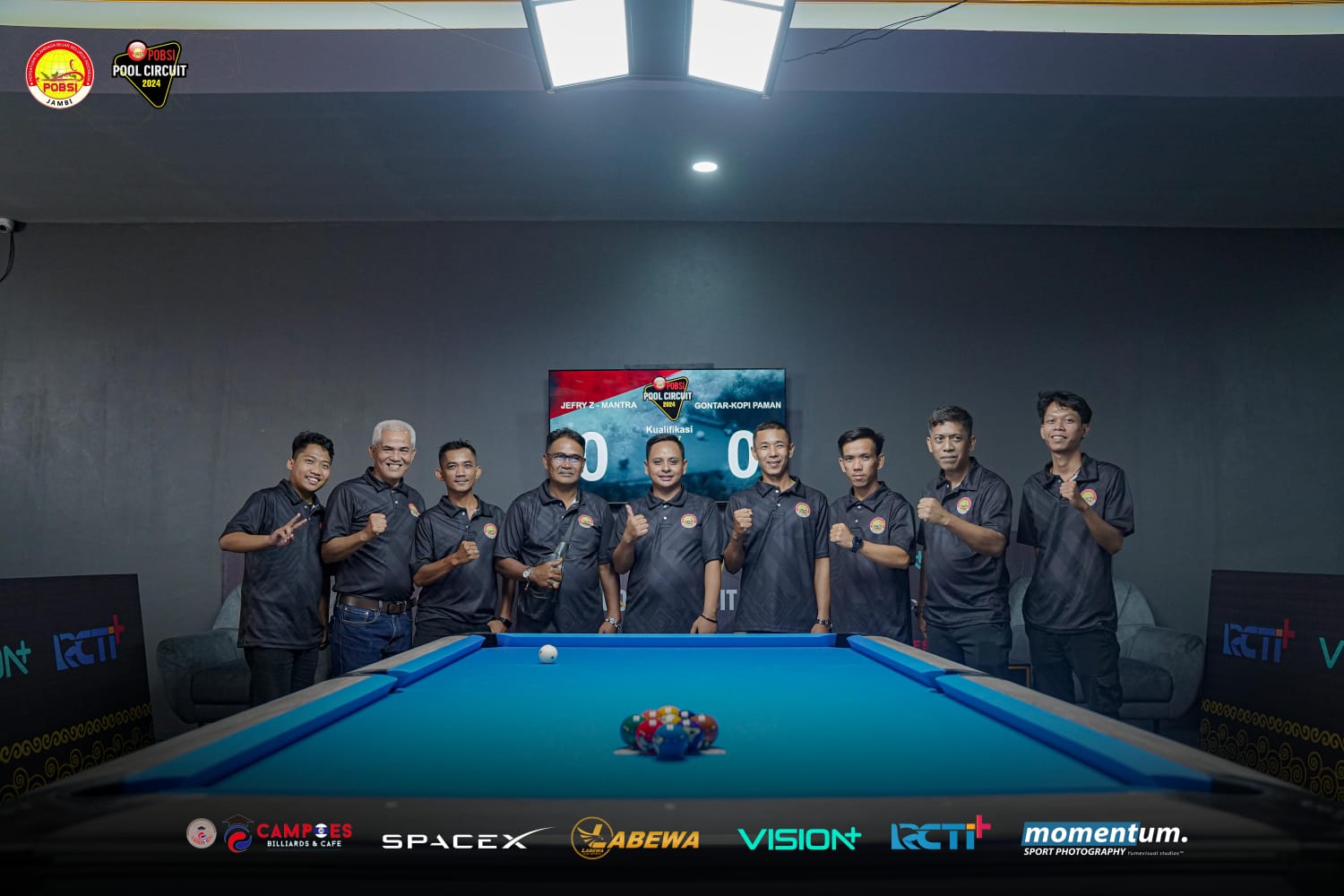 esmi Dibuka, POBSI Pool Circuit 2024 Jambi Diikuti 16 Provinsi di Indonesia